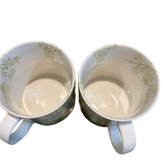 Set of 2 2008 Starbucks lime green coffee mugs - Picture 5 of 6